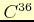 $ C^{36}$