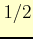 $ 1/2$